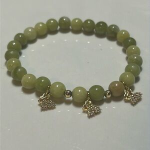 Canadian Jade & 18K gold Butterfly